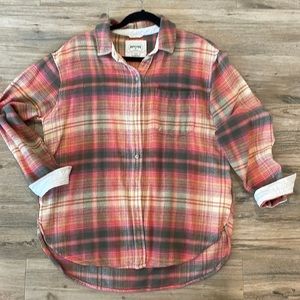 American Eagle boyfriend long sleeve button up